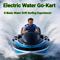Mini Jet Kart Nautique Monoplace avec Aile Arrière pour une Maniabilité Agile, Produit Aquatique Tendance, Certifié CE, Personnalisable pour la Location en Club