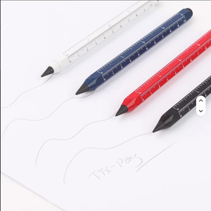 Crayon métallique sans encre 0,5 mm effaçable, <span class=keywords><strong>stylo</strong></span> permanent non-affûté, encre <span class=keywords><strong>indélébile</strong></span> multicolore, usage bureau et scolaire, haute qualité - Product Image 3