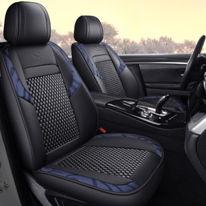 2025 New Ice Silk Summer Car Seat Cover Cushion Breathable Wear Resistant <b>Waterproof</b> Cooling Car Seat Covers Full <b>Set</b> - Product Image 3
