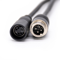 Mini-DIN-Stecker Elektrischer Verbinder 6-polig zu GX12 4-polig Verbinder Luftfahrt GX12 2 3 4 5 6-polig Rundsteckverbinder