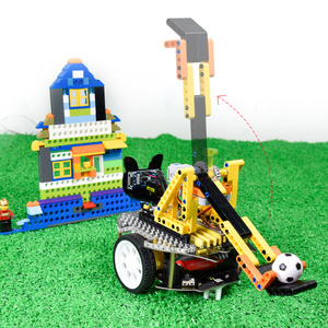 Robot Voiture <span class=keywords><strong>de</strong></span> Football Multifonction Keyestudio Beetlebot 3-en-1 avec Évitement Automatique d'Obstacles pour l'Éducation STEM et Arduino - Product Image 1