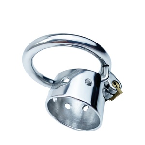 Anillos para Pene Pequeños FRRK, Jaula de Castidad Masculina de Acero Inoxidable, Cinturón de Bondage para Pene, Dispositivos de Bloqueo, Juguetes Sexuales BDSM para Hombres - Product Image 4