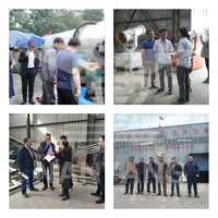 Séchoir à tambour rotatif Lait en poudre Tapioca Poudre d'igname chinoise Farine Séchoir rotatif Coco Peat Dewater Machine Machine à rôtir