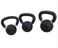 Kettle bell haltérophilie kettlebells prix d'usine Logo personnalisé en fonte plastique pulvérisation