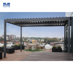 Pérgola de Aluminio Moderna de Alta Calidad con Toldos de Tubos de 2 x 5 Metros, Pérgola de Aluminio para Exteriores - Product Image 1