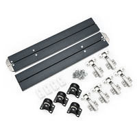 Charnières à ressort à gaz télescopiques pliantes peu encombrantes pour bricolage Kit de mécanisme de table de traction pour meubles de cuisine et de salle à manger