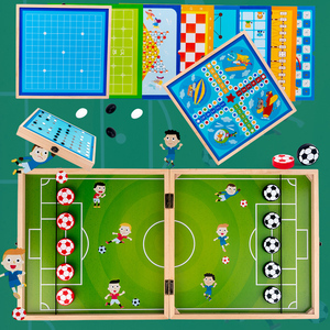 רב תכליתיים 15 ב 1 משחק שולחן עבודה מעץ קטפולטי משחק slingshot שולחן משחק שחמט לילדים בנים בנות - Product Image 2