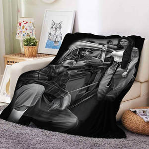 Nieuw Ontwerp Mexicaanse Chicano Horror Stijl Geur Nu Huilen Later Pluche Deken Aanpasbare <span class=keywords><strong>Fleece</strong></span> Flanellen Dekens - Product Image 4