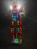 2025 nouveau Robot Led Costume usine Offres Spéciales Robot mariage DJ Performance haute qualité Talent montre des vêtements robotiques