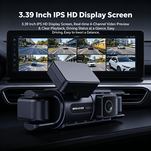 Cámara de Coche Panorámica 360° VS225, Grabadora de Video con Pantalla IPS HD de 3.39 Pulgadas, Grabación Multilente de 4 Canales, Fácil Operación - Product Image 1
