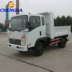 Sinotruck 3ton 5 톤 8 톤 4X2 사용 6 짐수레꾼 덤프 트럭