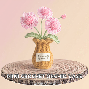 Decorazioni in Vaso con Fiori Simulati Intrecciati a Mano: Mughetto, Non-Ti-Scordar-Di-Me, Tulipano, Girasole, Rosa - Product Image 2
