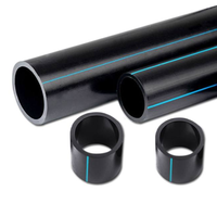 Tubería de HDPE ISO9001 PE100 SDR17 de 280 mm/24'' 36'' 3'' de Diámetro, Alta Presión, Vida Útil de Más de 50 Años, Estándar ISO4427