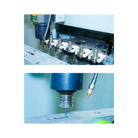Machine de perçage et de fraisage CNC OUWO 3200 mm pour profilés de murs-rideaux en aluminium, moteur servo robuste, vente directe usine