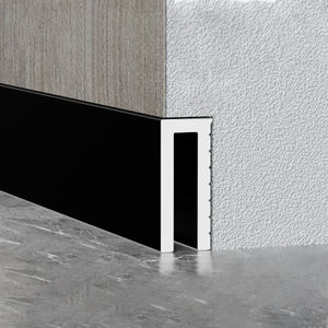 Plinthe <span class=keywords><strong>en</strong></span> aluminium noir moderne personnalisée échantillon gratuit fabricant décoratif de Chine pour application appartement - Product Image 4