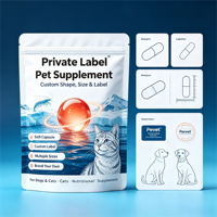 Pevet OEM ODM Huile de Krill en Billes Éclatantes Sachet Individuel Formule Personnalisée Marque Privée Fabricant de Billes Éclatantes d'Huile de Krill