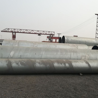 Pieux tubulaires de qualité marine Xinyue ASTM A690 G R.B pour la construction de jetées et de quais en eau salée