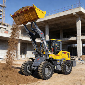 Chargeuse sur pneus haute performance à pompe à engrenages, chargeuse frontale tout-terrain, direction hydraulique, chargeuse 4x4 tout-terrain - Product Image 6