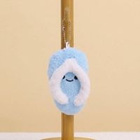 En gros, Mini pantoufle mignonne en peluche, pendentif porte-clés, poupée personnalisée, chaussure en peluche douce pour boutiques de cadeaux et prix de machines à griffes