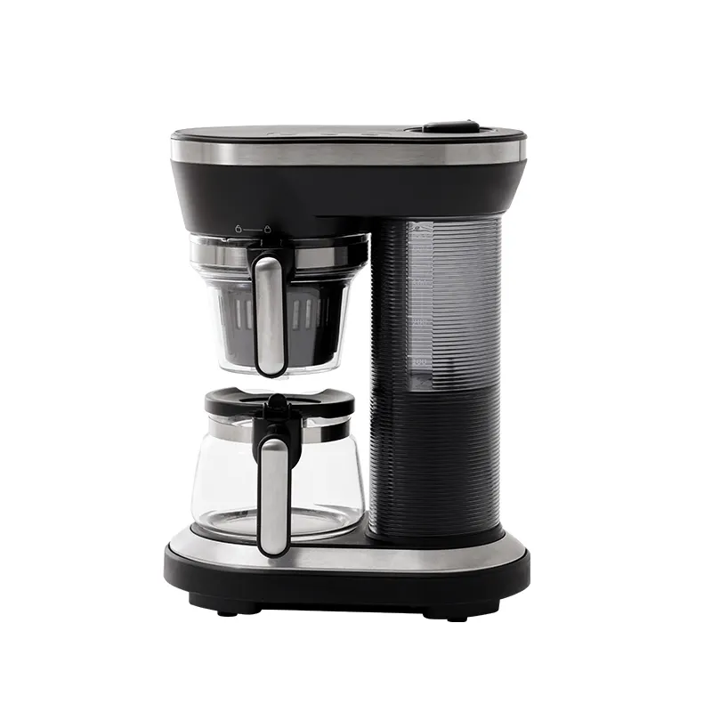 最新のコーヒーメーカーエスプレッソコーヒーマシン600W450ML小型自動ホットドリップコーヒーメーカー