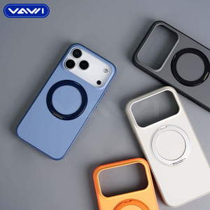 Матовый магнитный чехол для телефона VAWI B398 с защитой 360 градусов °   Вращающийся держатель для чехла для телефона 14 15 16 17 Pro Max, ударопрочный чехол для мобильного телефона - Product Image 3