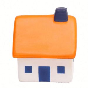Juguetes Promocionales Personalizados con Forma de Casa, Pelota Antiestrés de PU con Forma de Cabaña - Product Image 6