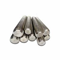 Tige filetée hexagonale en acier inoxydable de qualité industrielle CLASSE 4, couleur naturelle, M12 M36, pour assemblage de raccords de pipeline et tests