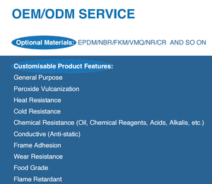 Anello di tenuta in Silicone resistente all'usura, - Product Image 6