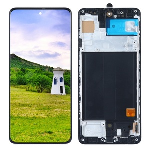 หน้าจอ OLED สำหรับโทรศัพท์มือถือ Samsung A51  จอ LCD สำหรับเปลี่ยนหน้าจอโทรศัพท์มือถือ Samsung Galaxy A51 พร้อมกรอบ - Product Image 3