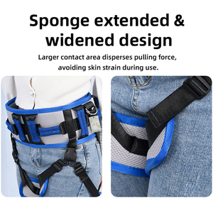 Ceinture de soutien à la mobilité pour patient, pour la réadaptation à <span class=keywords><strong>domicile</strong></span>, harnais de transfert à soutien corporel complet, ceinture d'assistance à la marche - Product Image 4