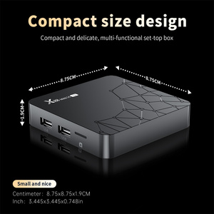 X88 MINI 14 Smart TV-BOX Rockchip Rk3518 Quad Core 2 Go de RAM 16 Go de ROM Double Wifi6 4K SET TOP BOX <span class=keywords><strong>Android</strong></span> 14 ATVOS Télécommande vocale BT - Product Image 6