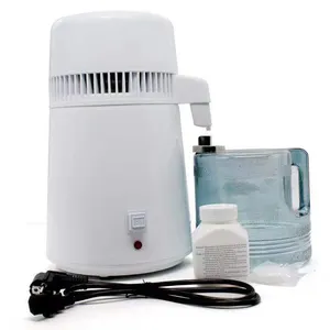 4L su damıtma cihazı makine damıtılmış su yapıcı masaüstü distile su arıtıcısı diş hekimliği için filtre