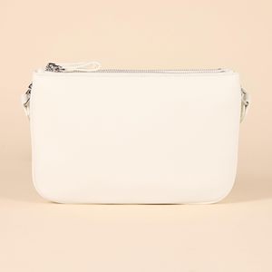 Women's Minimal <b>Crossbody</b> <b>Bag</b> with Adjustable Removable Shoulder Strap Faux Sheepskin Faux Leather <b>Bag</b> - Product Image 4