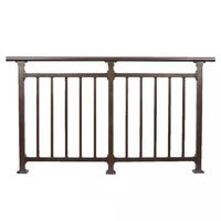 Barrière de balcon pour fenêtre en baie, garde-corps de sol pour fenêtre en baie, clôture de construction à fixation au sol, directement de l'usine
