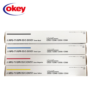 Compatibile NPG-71 GPR-55 C-EXV-51 Toner per cartuccia Toner <span class=keywords><strong>Canon</strong></span> IR ADV C5560i/C5550i/C5540i/C5535i - Product Image 5