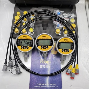 Excavator Loader Truck Heavy Equipment Digital Hydraulic <b>Measurement</b> Kit 3 <b>Gauges</b> Diagnostic <b>Tool</b> Set for Construction Machinery - Product Image 3