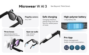 AI Glasses 800W HD Camera 32GB Chat AI Translation Photography Video Smart AI Sunglasses - Product Image 2