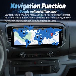 Reproductor de Video para Auto con Radio Android 13 de 12.3 Pulgadas para Citroen Jumpy SpaceTourer 2016 2021 Toyota Proace, Unidad Principal Multimedia con GPS y Carplay - Product Image 3