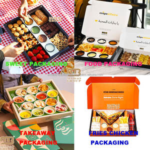 Custom Croissant Packaging <b>Party</b> Pastry <b>Box</b> Chocolate Cookie Kraft Paper Dessert <b>Box</b> Catering Packaging Cheese Platter <b>Box</b> - Product Image 4