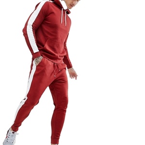 100% chándales personalizados de algodón, ropa deportiva atlética, entrenamiento, dos piezas, cremallera, Color sólido, invierno, Casual, trajes de último diseño - Product Image 5