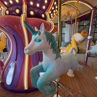 Manège de fête foraine extérieur pour enfants, carrousel 12 places de haute qualité, manège antique pour enfants à vendre