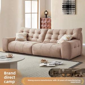 2025 nuevo conjunto de sofá Seccional de oso negro <span class=keywords><strong>Masha</strong></span> mágico de respaldo alto estilo Guangdong Foshan cojines de tela para sala de estar fila recta - Product Image 5