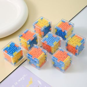 Cubo laberinto 3D de seis caras, rompecabezas de laberinto mágico, juguete de laberinto con bolas rodantes para niños - Product Image 3