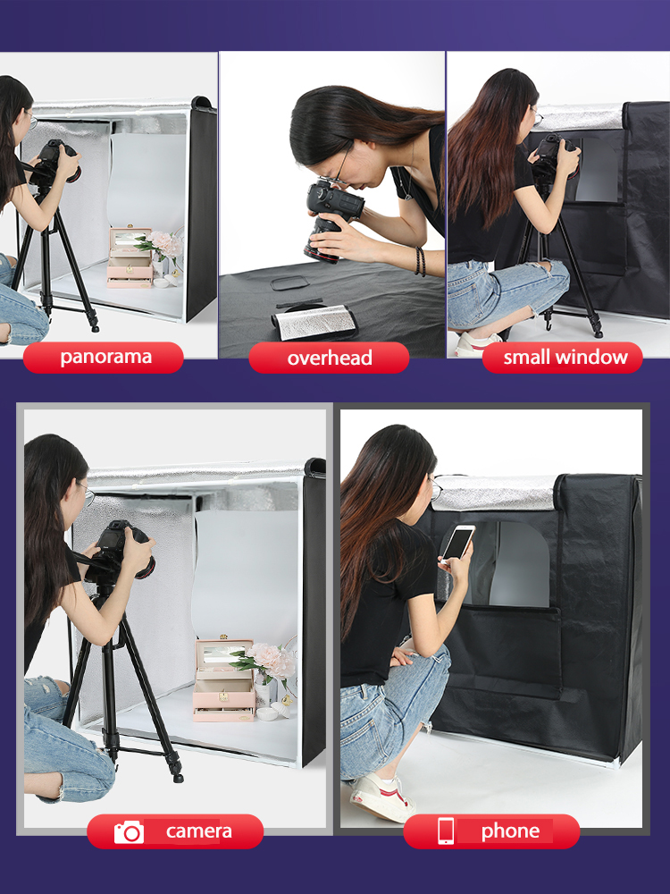 40cm grande boîte à lumière de photographie Portab... - Grandado