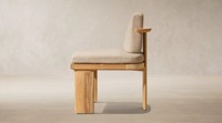 Ensemble de table et de chaises de jardin en teck pour hôtel, moderne, luxueux, résistant à l'eau, durable, avec coussins à séchage rapide