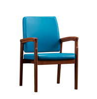 Fauteuil en bois massif pour salon, design OEM, avec pieds en bois massif, fauteuil de salon