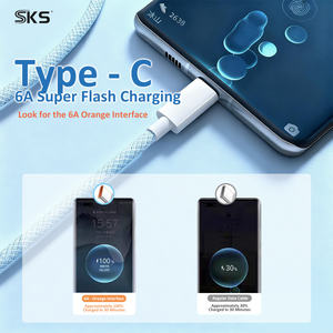 كابل USB-A إلى Type-C عالي الجودة مجدول من النايلون، شحن سريع 66 واط 6 أمبير، 1 متر/2 متر للآيفون/هواتف أندرويد والطابعات - Product Image 6