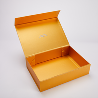 Boîte en carton rigide pliable de luxe avec logo personnalisé, en carton recyclable, magnétique, pour cadeaux
