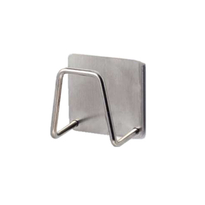 Stainless Steel Sponge Rack Wall Mounted Rectangle Minimalist Design Multi Function <b>Kitchen</b> Sink <b>Storage</b> 201 Steel - Product Image 1