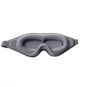 Wholesale Contoured 3d Sleep Mask Memory Foam Block All Lights 3d Sleeping Eye Mask With Nose Flap